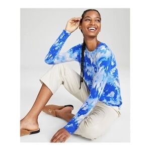 CHARTER Club Cashmere Tie-Dyed Sweater